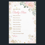 Winter Rosa Snowflake Blommigt Prayers for Baby<br><div class="desc">Winter Rosa Snowflake Blommigt Prayers for Baby</div>