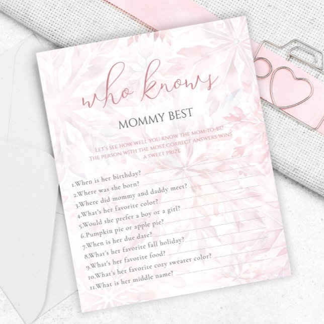 Winter Rosa Snowflake som känner till Mamma Game (Skapare uppladdad)