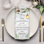 Winter Rustic Gräs Lantern Bröllop Meny<br><div class="desc">Förbättra din bröllopsdekoration under vintern med den här "Winter Rustic Gräs Lantern Bröllop Menu". Den här menyn är designad för att fånga det väsentliga i en snöig, rustik inställning och har elegant gräs grenar och en charmeringslampa, vilket ger en varm glöd som bjuder in glöden till bord-inställningarna. Varje kurs skisseras...</div>