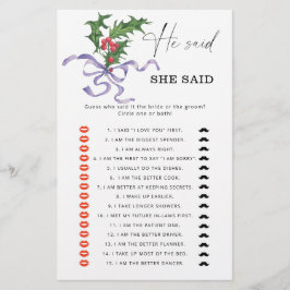 Winter sa att hon sa att möhippa-spel