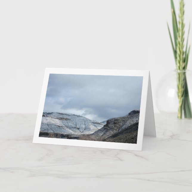 Winter - Sacramento Mountains Helgkort (Framsida)