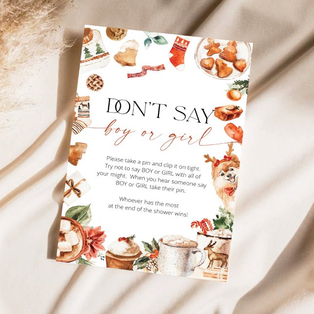 Winter Säg inte pojk- eller babybabyvilt (Skapare uppladdad)