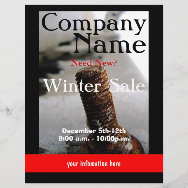 Winter Sale Flyer (Framsidan)