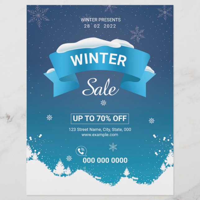 Winter Sale Flyer (Framsidan)