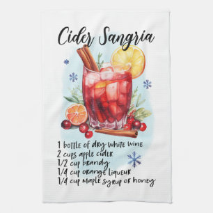 Winter Sangria Recipe Helgdag Kökshandduk