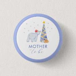 Winter Santa Polar Bear Mother To Be Baby Shower  Knapp