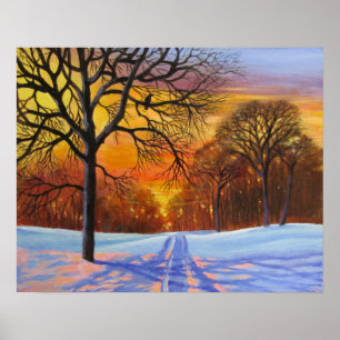 Winter Scape/Poster Poster