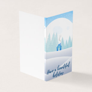 Winter Scene 25 Pack-Helgdagskort Kort
