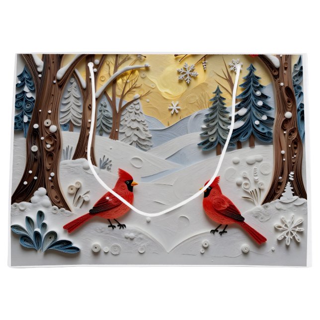Winter Scene | Enchanted Forest & Cardinals (Framsidan)