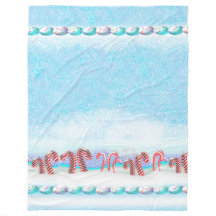 Winter Scene i skogen Snowy Candy cane