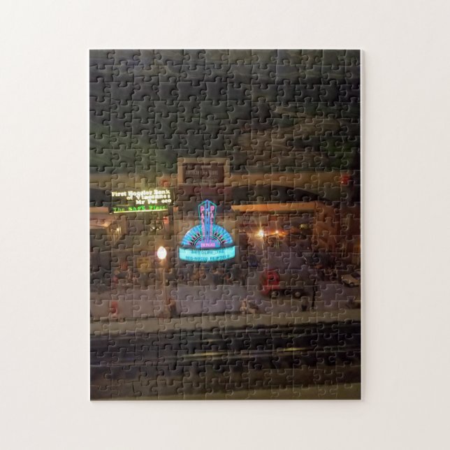 Winter Scene Jigszle Puzzle Pussel (Vertikal)