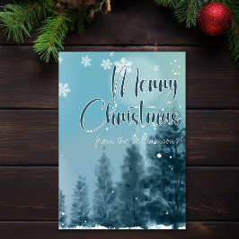 Winter Scene John 1:14 Grace och sanning jul Kort