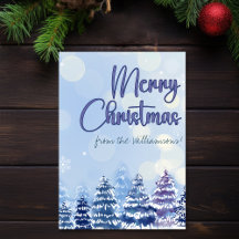Winter Scene John 3:16 Livets jul