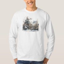 Winter Scene Långärmad T-Shirt
