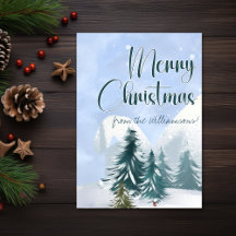 Winter Scene Luke 2:7 Första julen