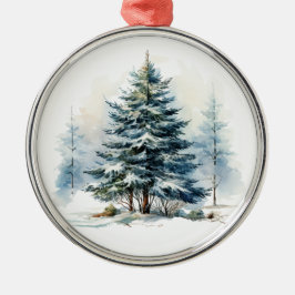 Winter Scene-ornament Julgransprydnad Metall