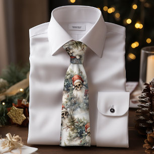 Winter Scene Santa Döskallars Julgranar Gothmas Slips