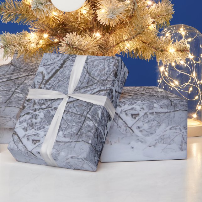 Winter Scene Wrapping Papper Presentpapper (Helgdagar)