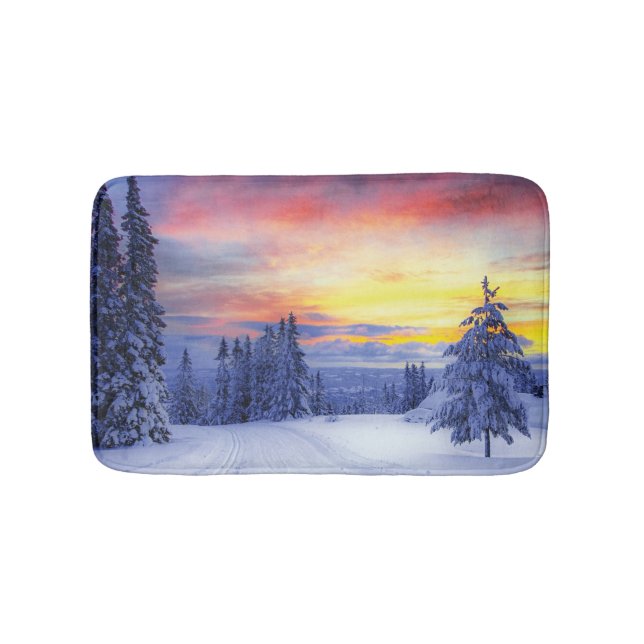 Winter scenery  badrumsmatta (Framsidan)
