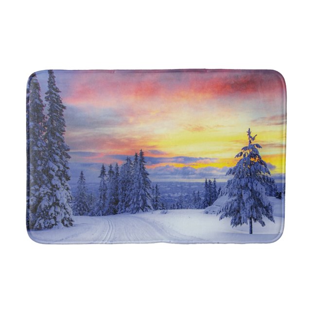 Winter scenery  badrumsmatta (Framsidan)