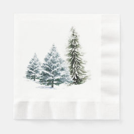 WINTER SCENERY COINED LUNCHEON Napkins Pappersservett