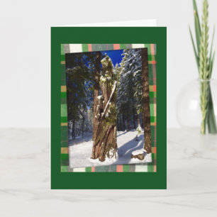 "Winter Sculpture Note Card" Helgkort