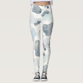 Winter Seamless Mönster Camouflage Stil Leggings