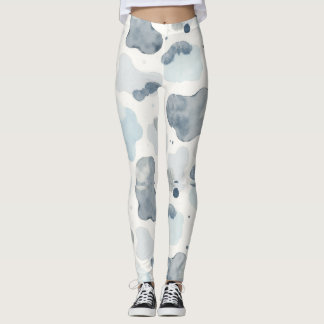 Winter Seamless Mönster Camouflage Stil Leggings