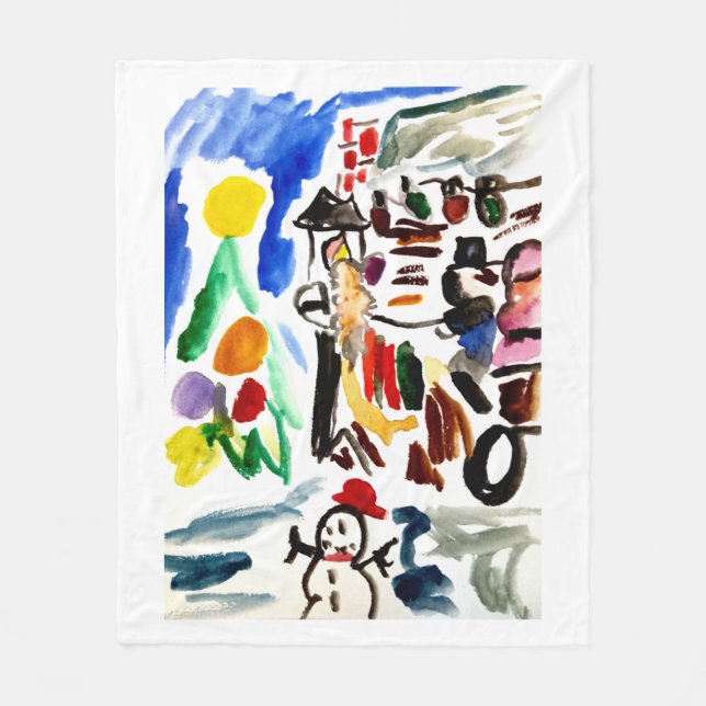 Winter set  fleecefilt (Framsidan)