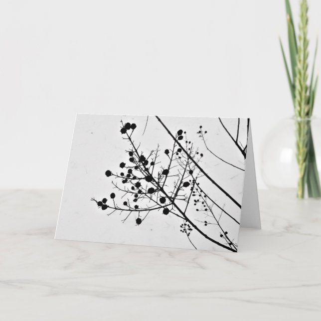 Winter Silhouette, kort (Framsida)