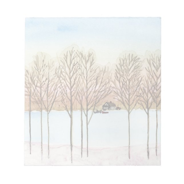 Winter Sjö Anteckningsblock (Framsida)