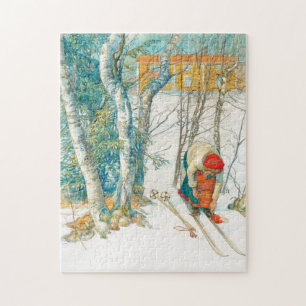 Winter Ski av Carl Larsson Pussel