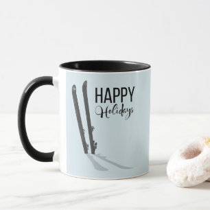 Winter Skiing Glad helg Coffee Mugg