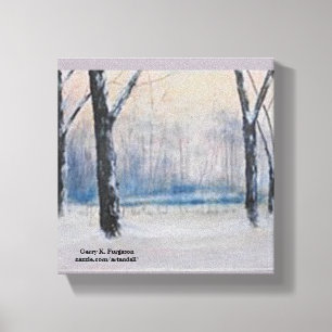 "WINTER SKOGEN" CANVASTRYCK