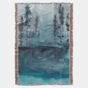 Winter Skogen Filt