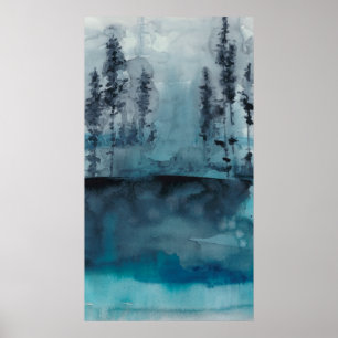 Winter Skogen Poster