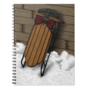 Winter Sled Anteckningsbok
