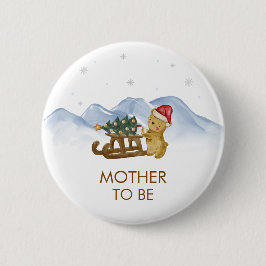 Winter Sleigh Bear Mother To Be Baby Shower  Knapp