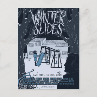 "Winter Slides" teatervykort Vykort
