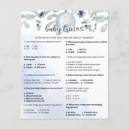 Winter Snö Baby Trivia | Barnstödsspel