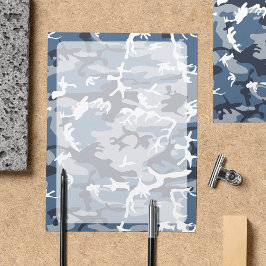 Winter Snö Blue Camouflage Militärblethuvud