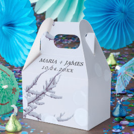 Winter Snö Bröllop Presentaskar