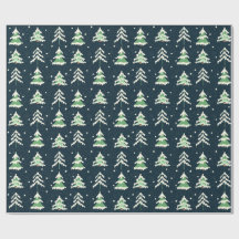 Winter Snö Evergreen Träd