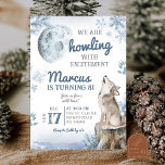 Winter Snö Forest Måne Varg Howling Birthday Inbjudningar<br><div class="desc">Blue Måne och Varg Barns födelsedag Party,  Forest Vild Varg Howling Äventyr Birthday,  Young Vild En födelsedag,  Vild och tre Vargers födelsedag,  inbjudan till vargvarg Birthday Boy,  artisk Varg Birthday,  Bear-y-födelsedag,  skogsfödelsedag,  Måne och Stars Birthday Girl,  blommigt snowake 1st Birthday,  Winter hjort inbjudan,  Woodland Barns födelsedag.</div>