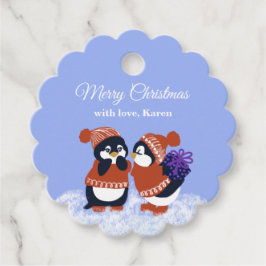 Winter Snö God jul Gåvor Etiketter