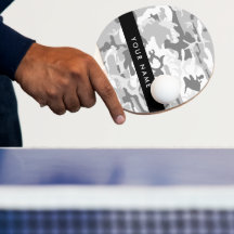 Winter Snö Grått Camouflage Ditt namn anpassar dit