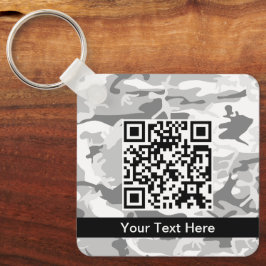 Winter Snö Grått Camouflage, militär, armé Nyckelring