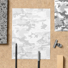 Winter Snö Grått Camouflage, militär, armé Reklamblad