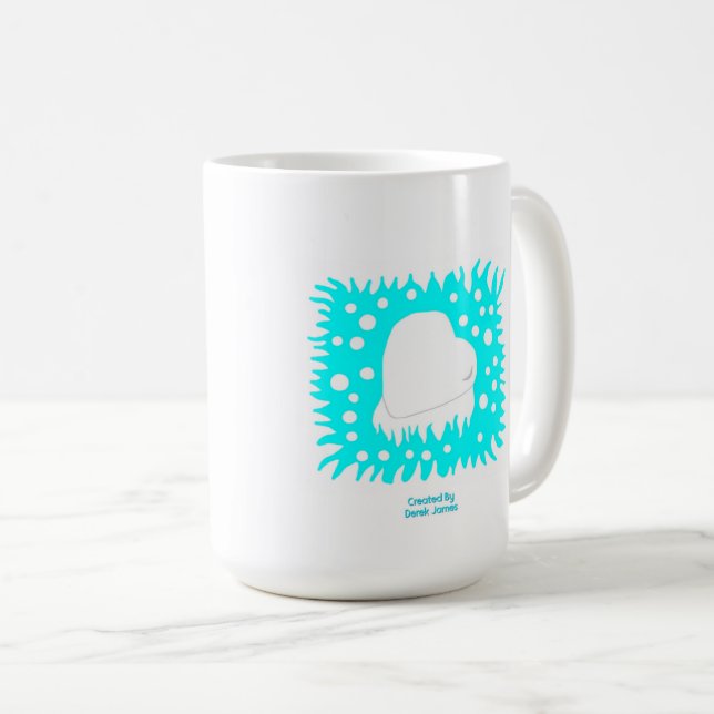 Winter Snö Heart Coffee Mugg (Framsida höger)