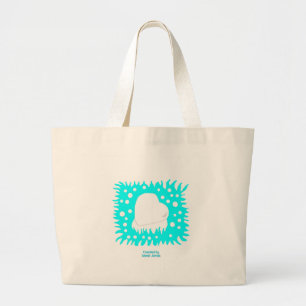 Winter Snö Heart Jumbo Tote Tygkasse